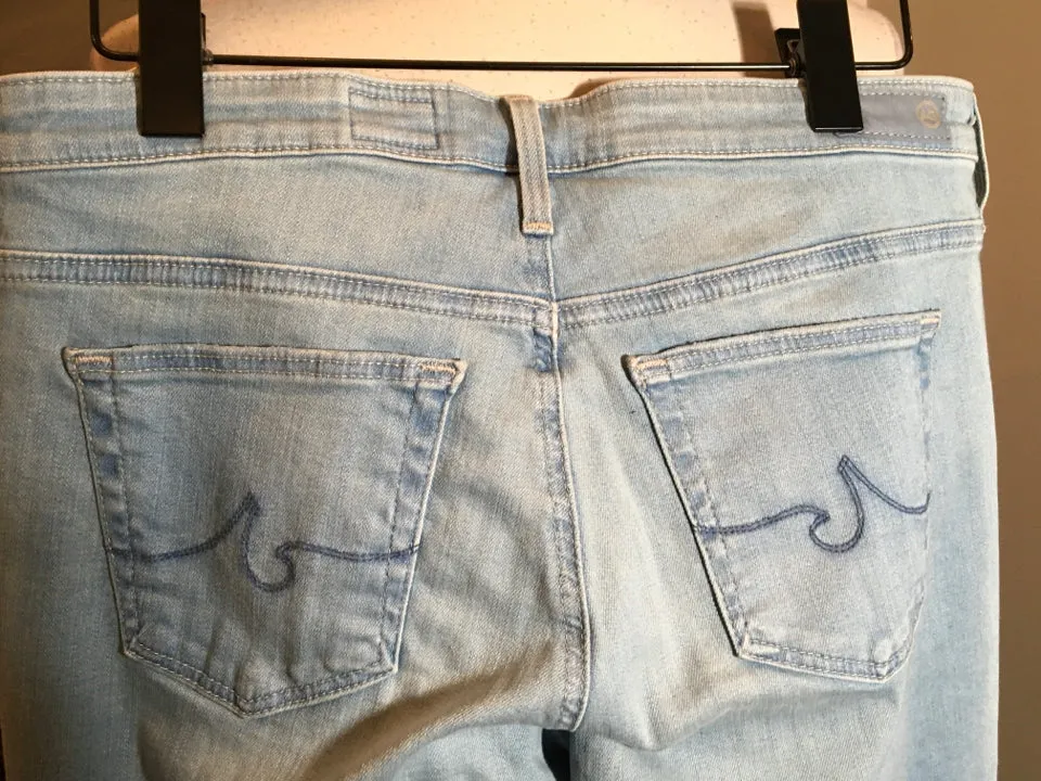Adriano Goldschmed Size 29 The Stilt Roll-Up Blue Jeans 2400-316-31020