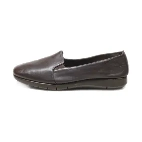 Aerosoles Loafers Leather Brown Colour For Women