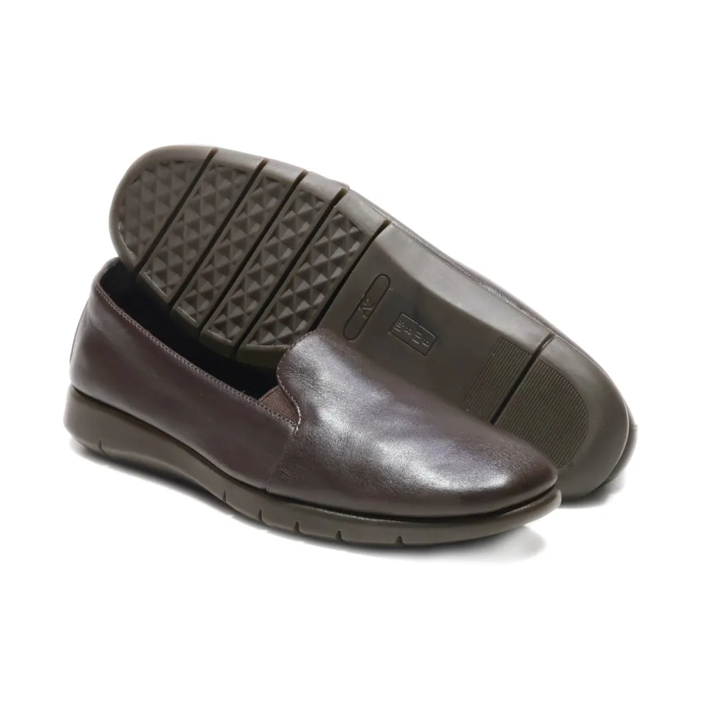Aerosoles Loafers Leather Brown Colour For Women