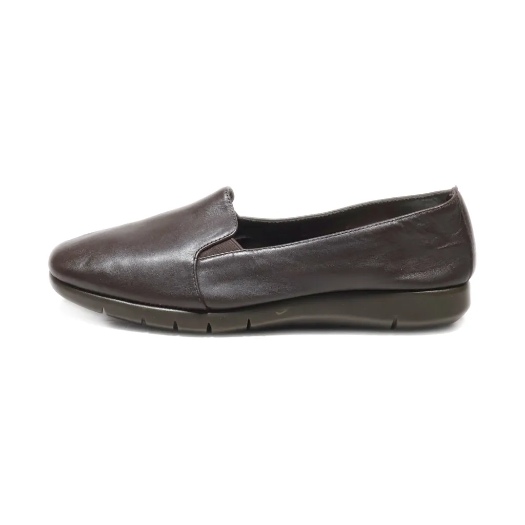 Aerosoles Loafers Leather Brown Colour For Women