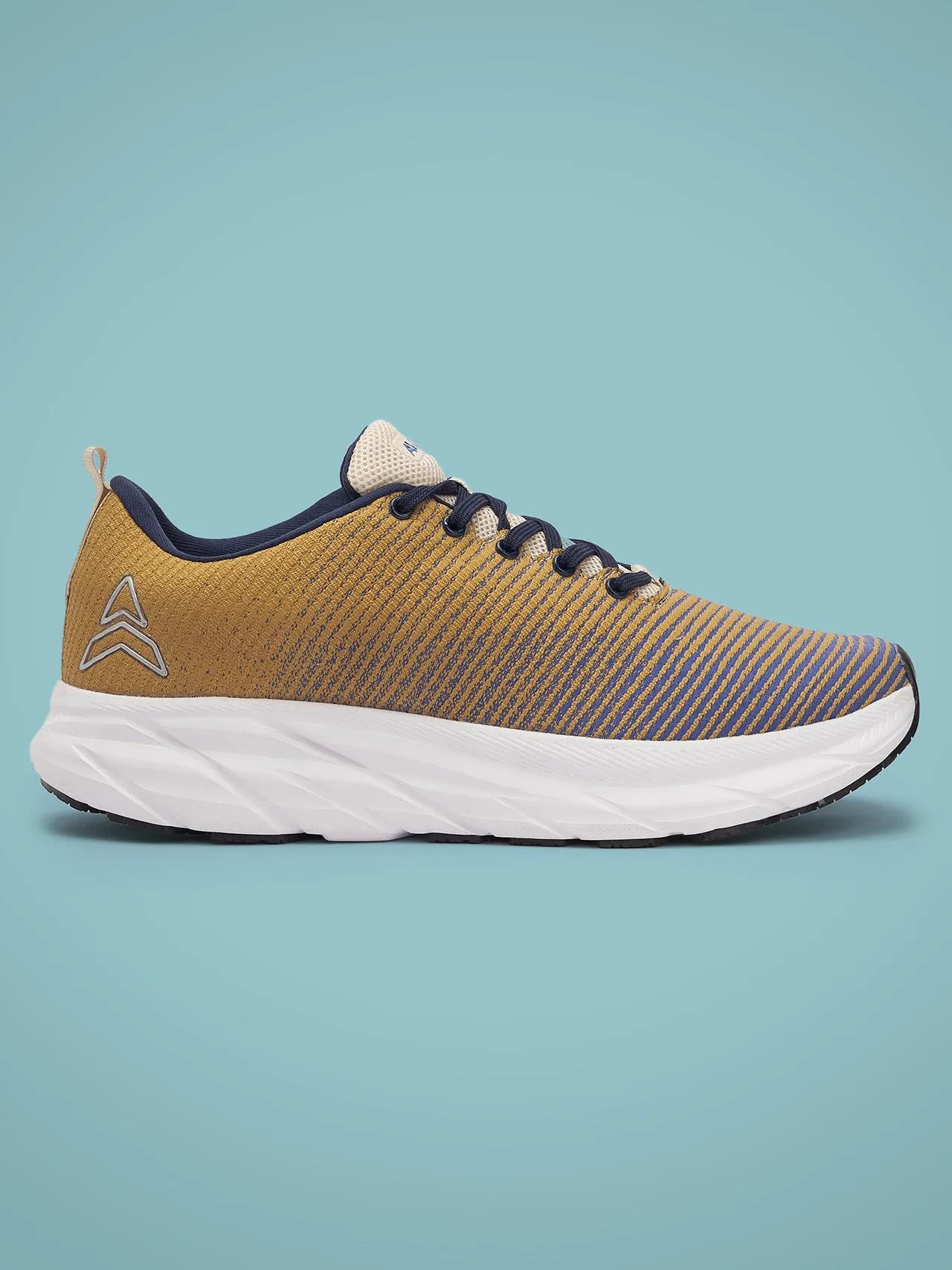 Avant Men's Matrix Running Shoes-Gold/Blue