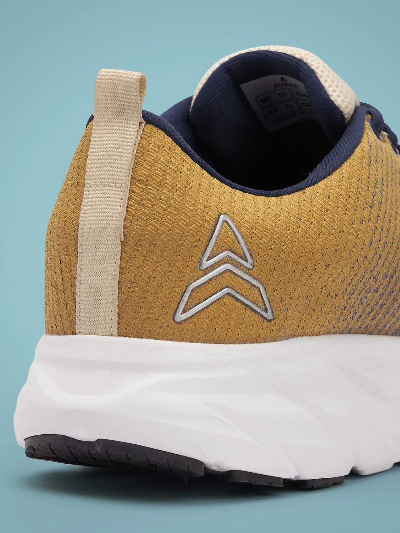 Avant Men's Matrix Running Shoes-Gold/Blue