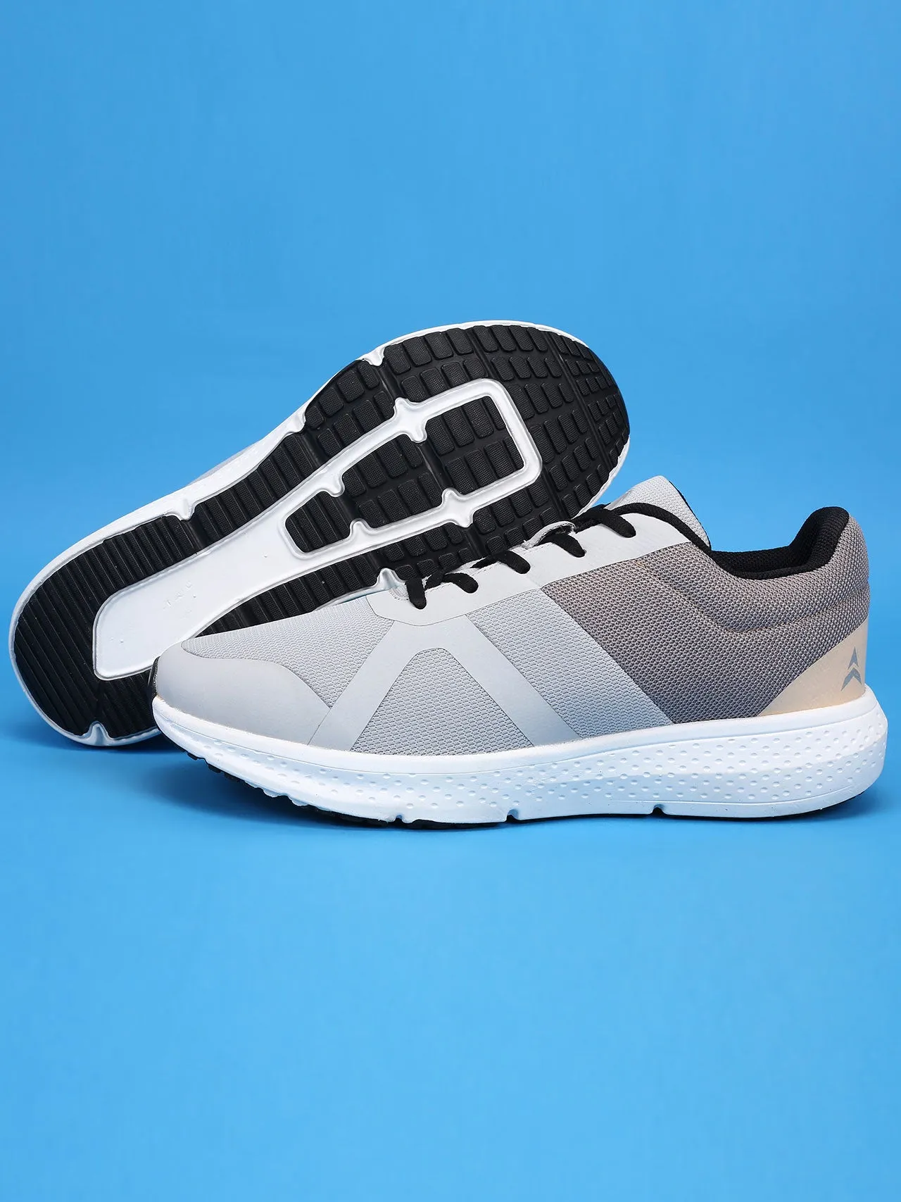 Avant Men's StrideX Running Shoes - Lt Grey/Peach