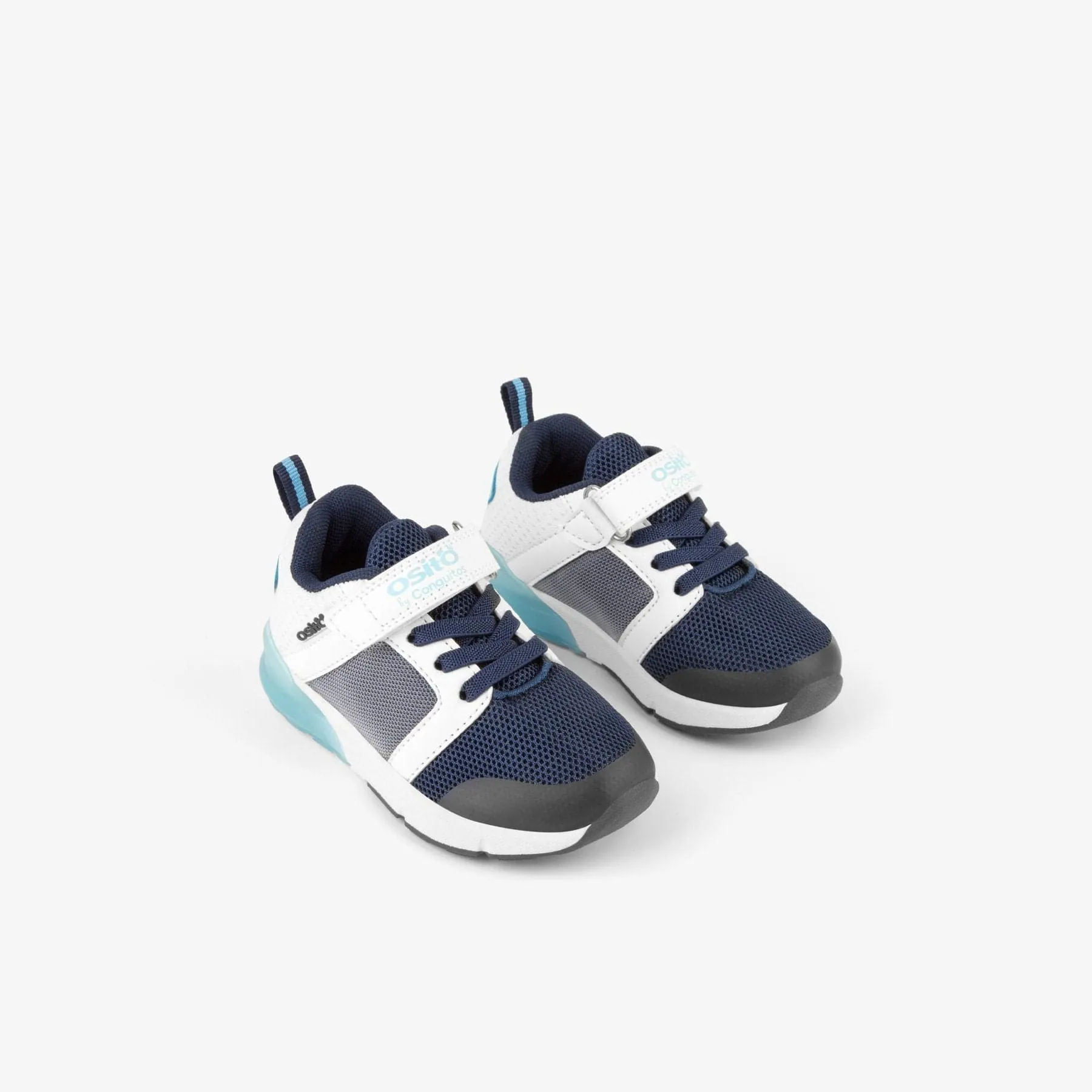 Baby's Navy Sneakers with Lights