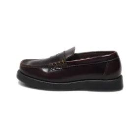 Bass Loafers Leather Maroon Colour For Kids