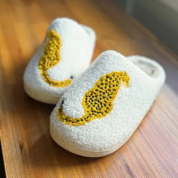 Cheetah Lounge Slippers - Stylish & Comfortable