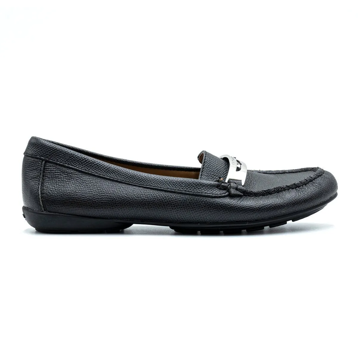 Coach Nola Casual Loafers Leather Black Colour For Women