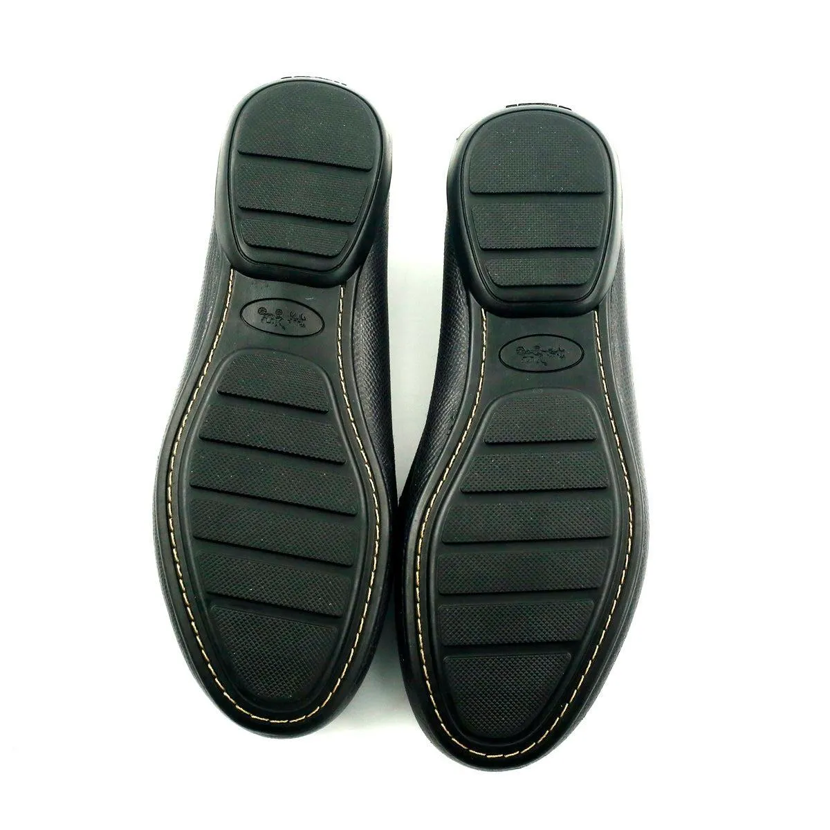 Coach Nola Casual Loafers Leather Black Colour For Women