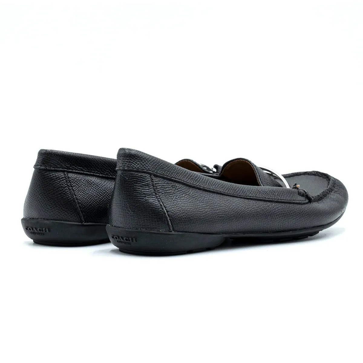 Coach Nola Casual Loafers Leather Black Colour For Women