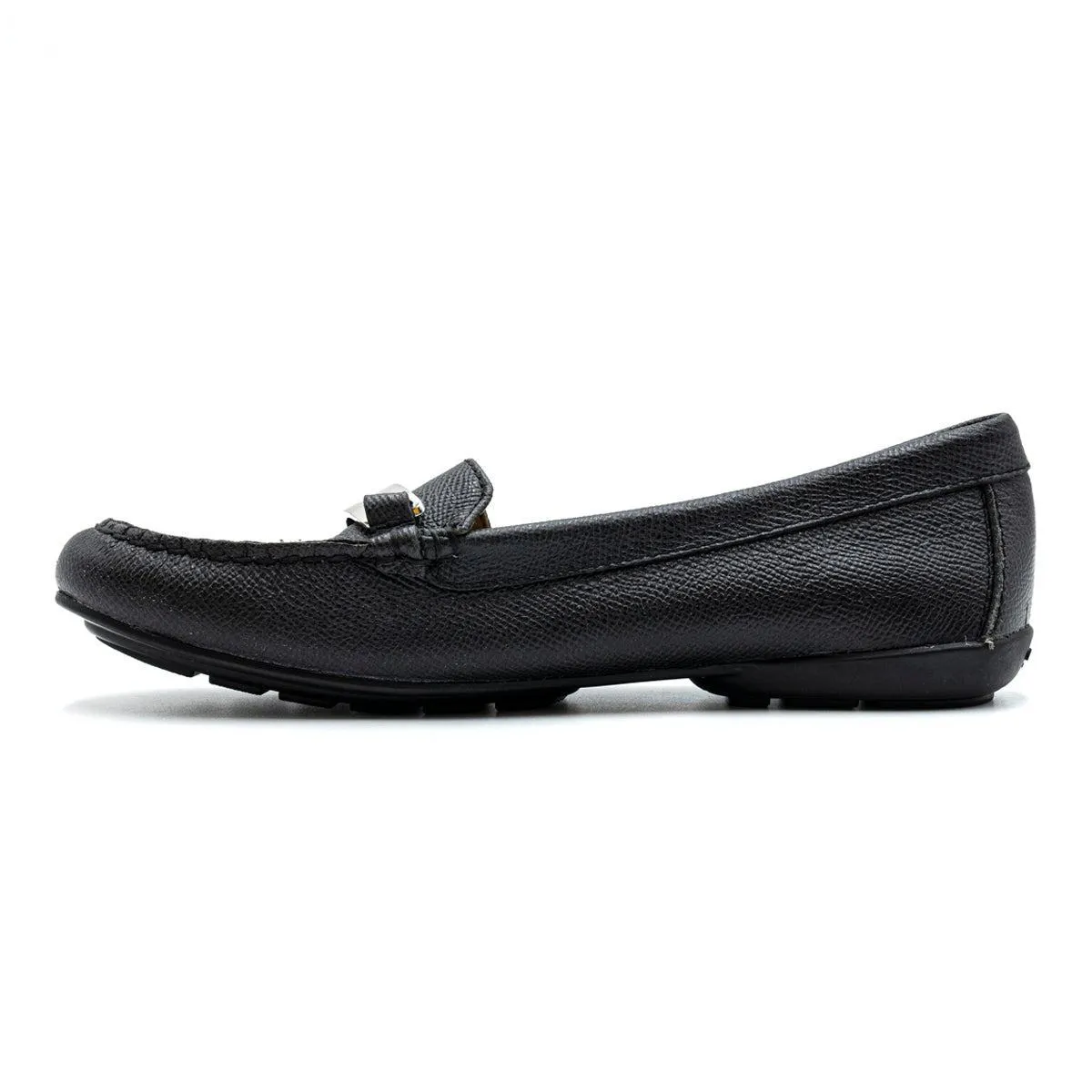 Coach Nola Casual Loafers Leather Black Colour For Women
