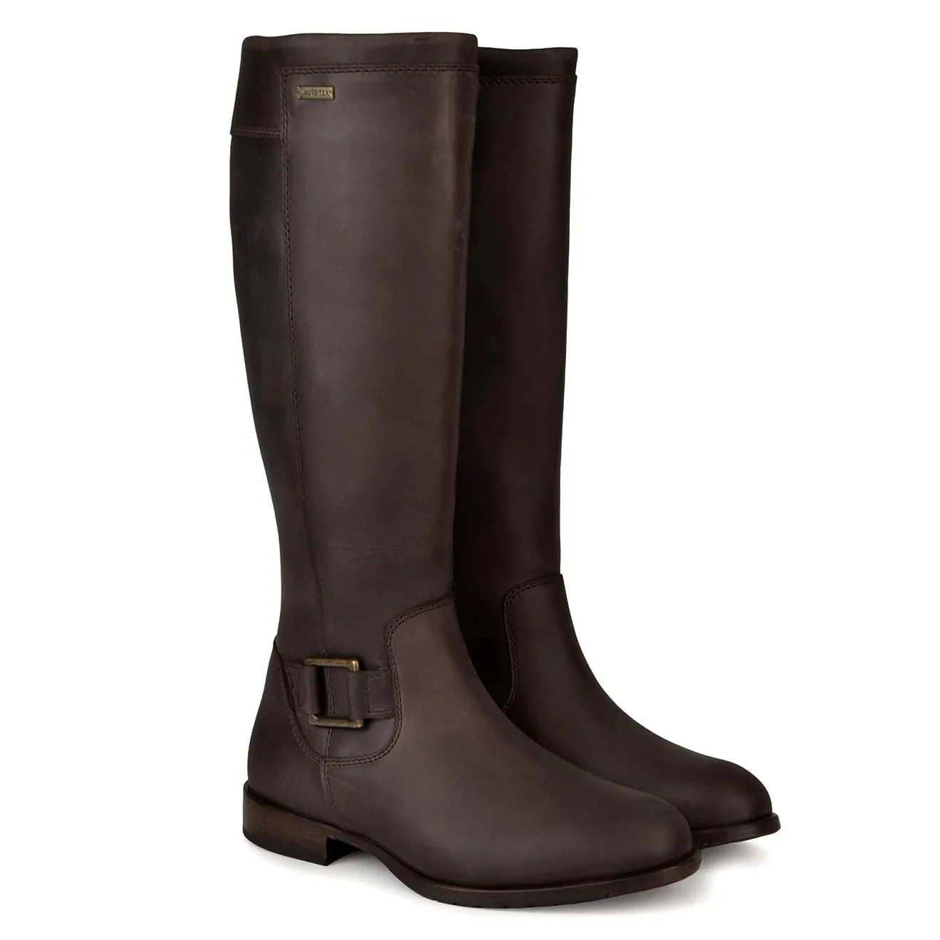 Dubarry Womens Limerick Gore-Tex Leather Boots Old Rum