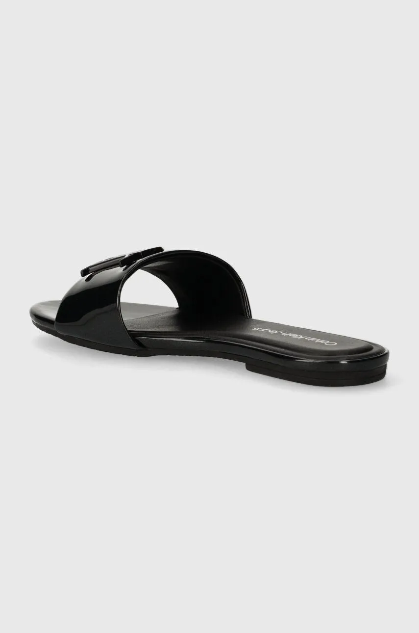 Flat Sandal Slide Mg Met