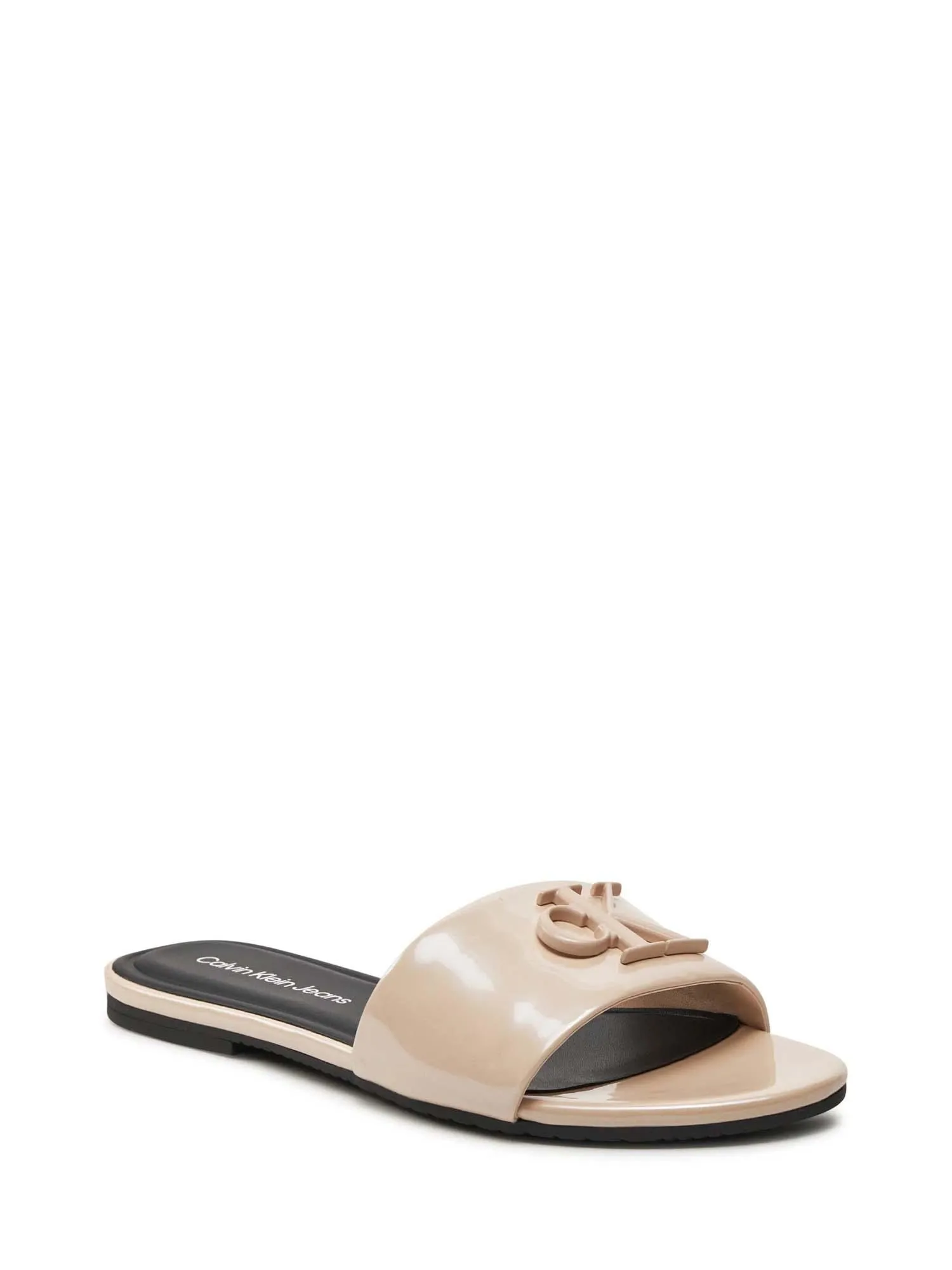 Flat Sandal Slide Mg Met