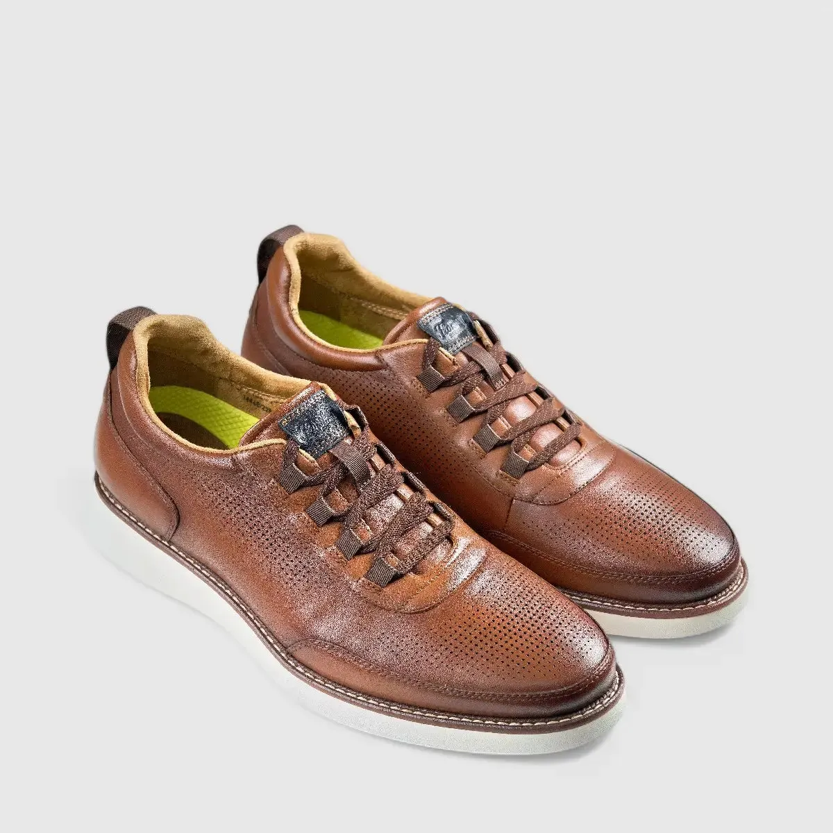 Florsheim Launch Elastic Lace Slip On Cognac 14446