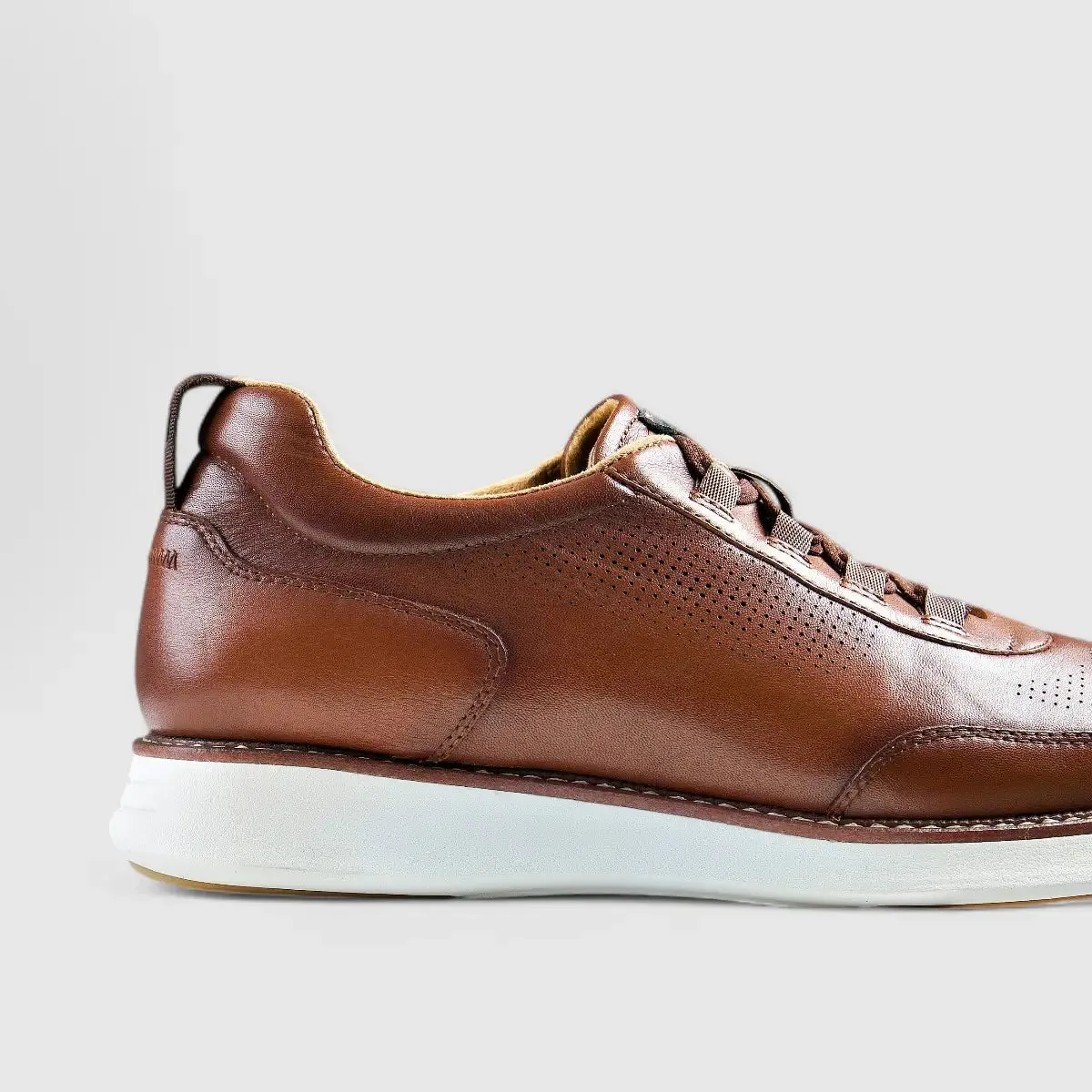 Florsheim Launch Elastic Lace Slip On Cognac 14446