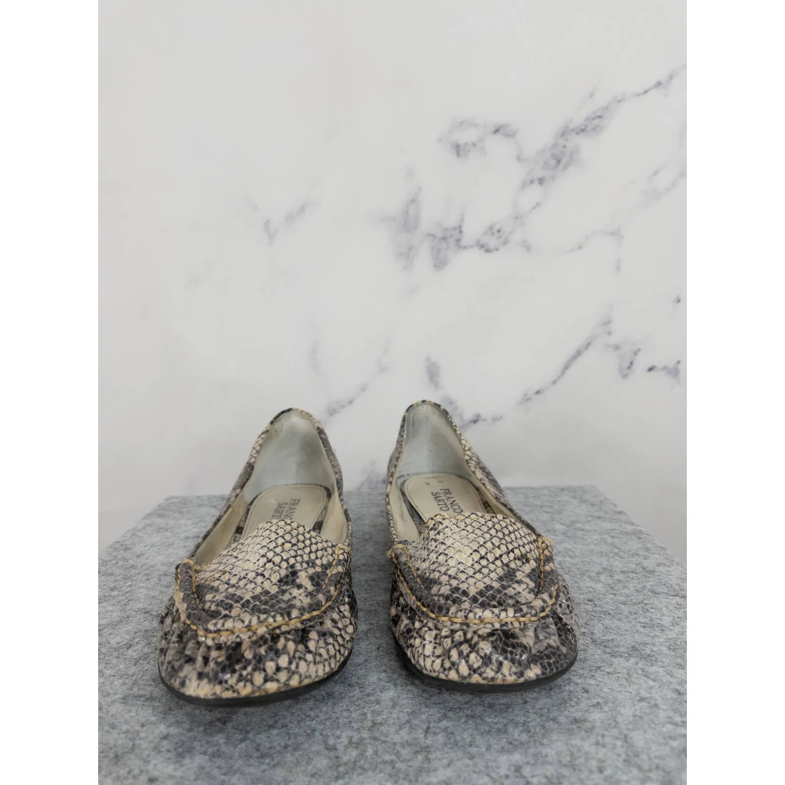 Franco Sarto | Tremor Snake Loafers | Size 7.5