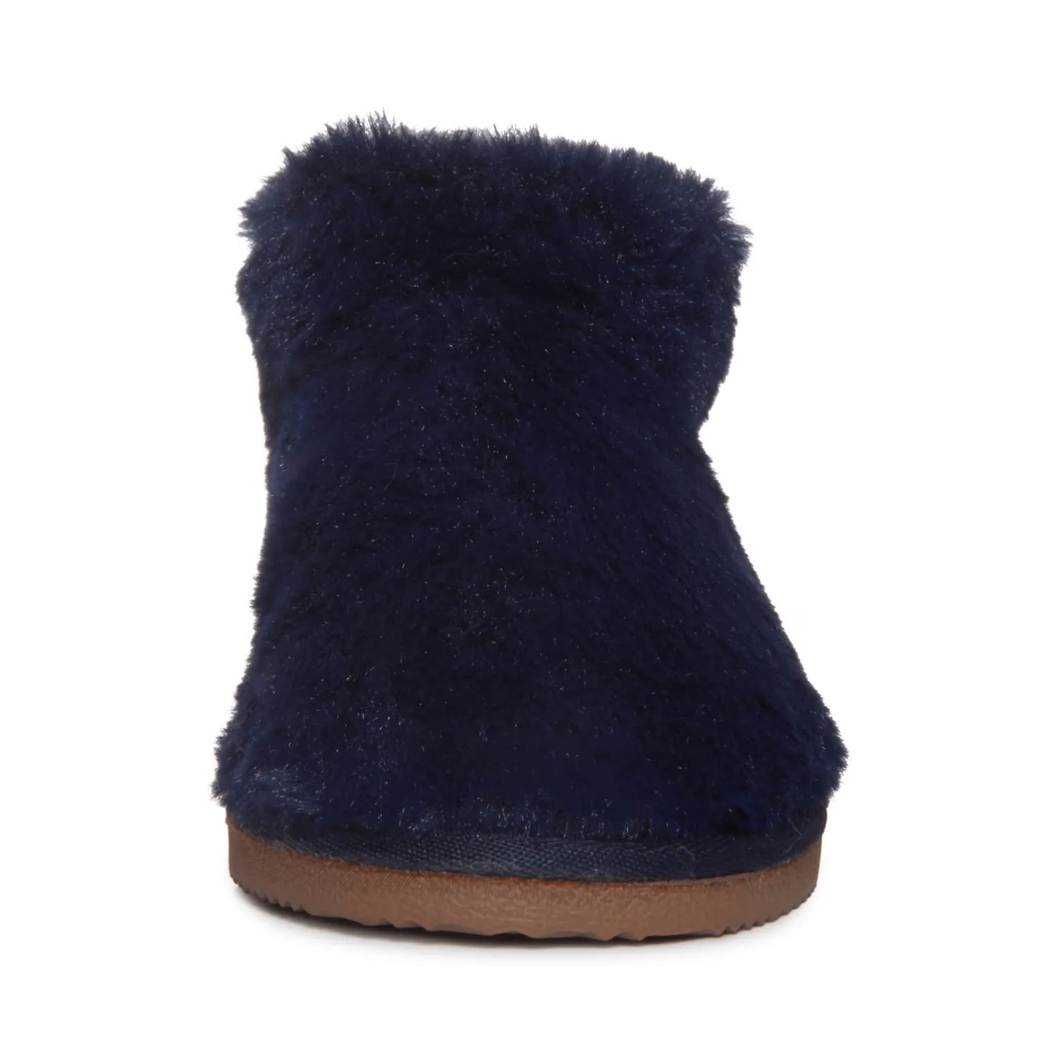 Lucky Brand Girls Plush Bootie Slippers, Fuzzy Rubber Sole Bedroom Slipper Booties, Little Kids Cozy Fluffy House Shoes Boots