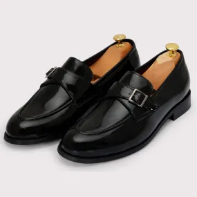 Macan Single Monks - Black Patent