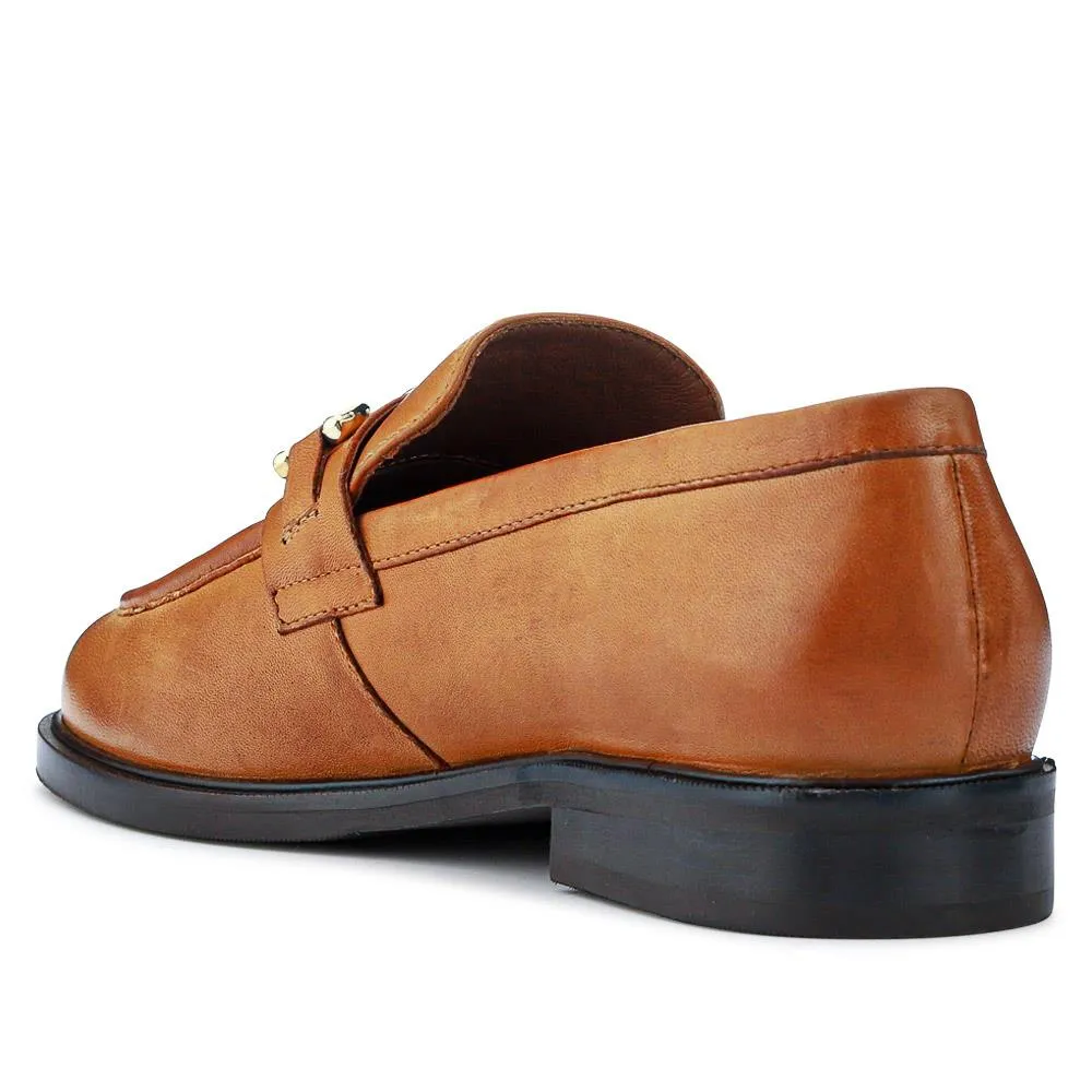 MARI Leather Loafers - MARI / 324 373