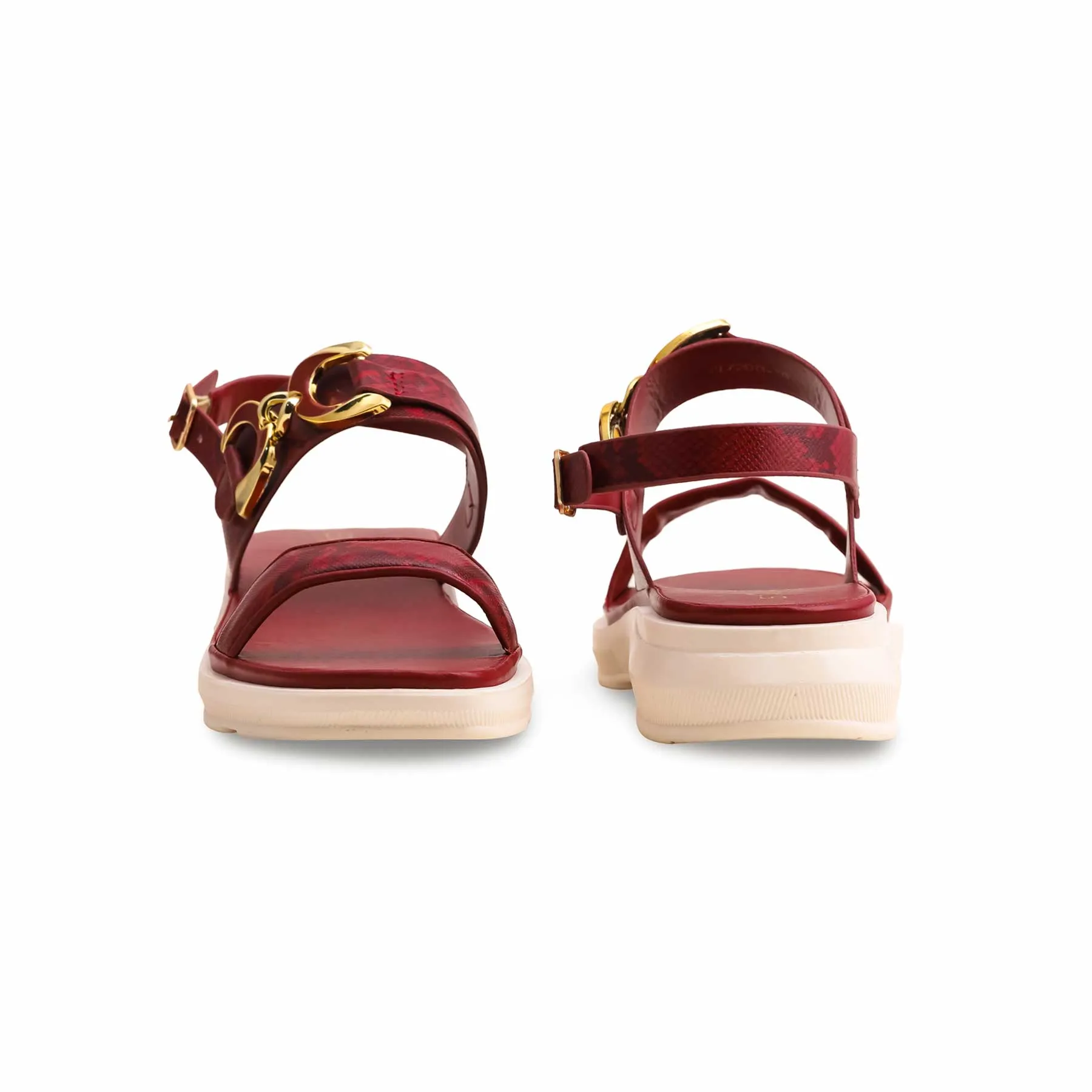 Maroon Casual Sandal CL7200