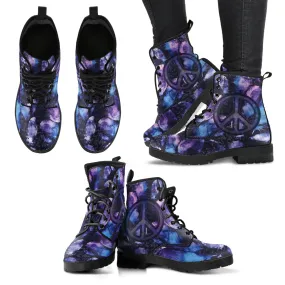 Peace Feather Handcrafted Boots