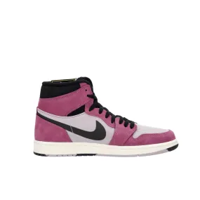 Sneakers Wmns Air Jordan 1 Mid Se - Light Mulberry/Black