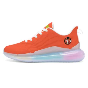 Snooty Fox Art Women's Rainbow Atmospheric Cushion Running Shoes Mex Orange