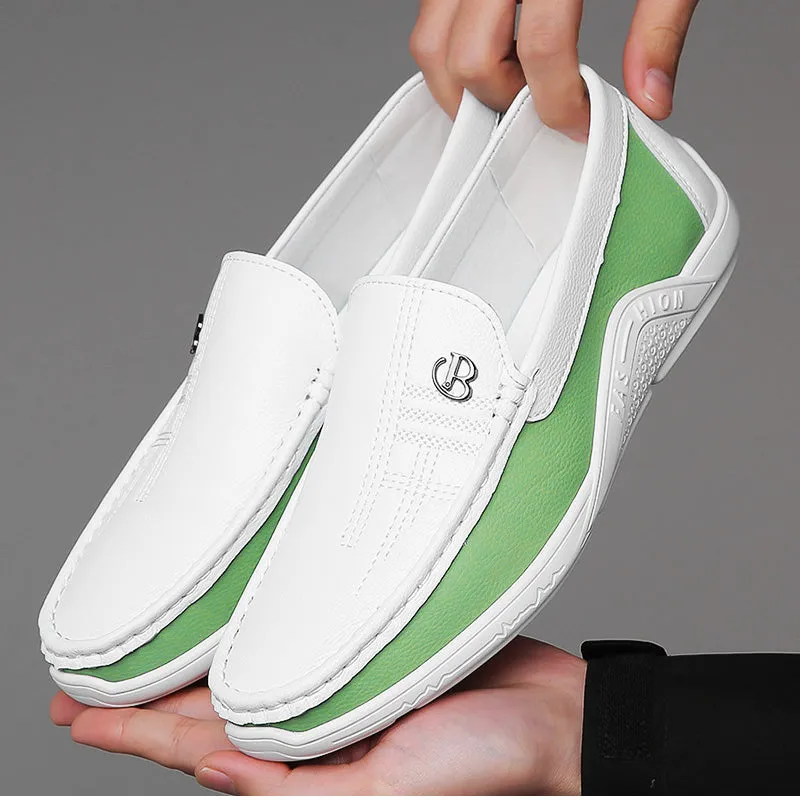 Stylish summer macaron loafers
