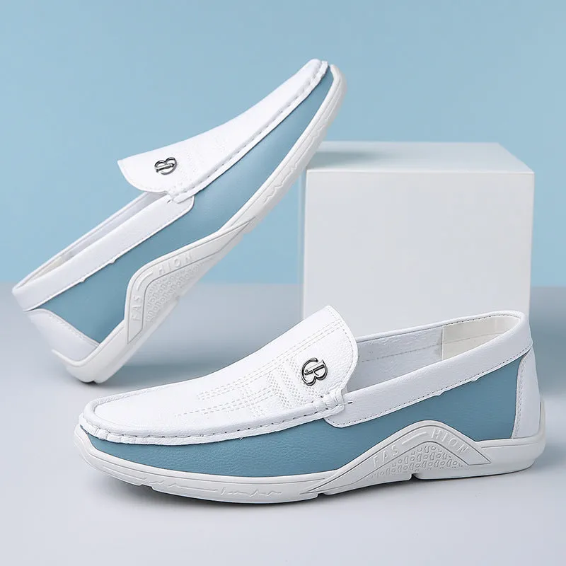 Stylish summer macaron loafers
