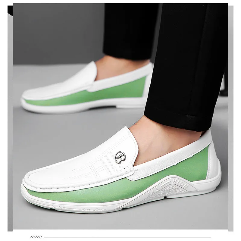 Stylish summer macaron loafers