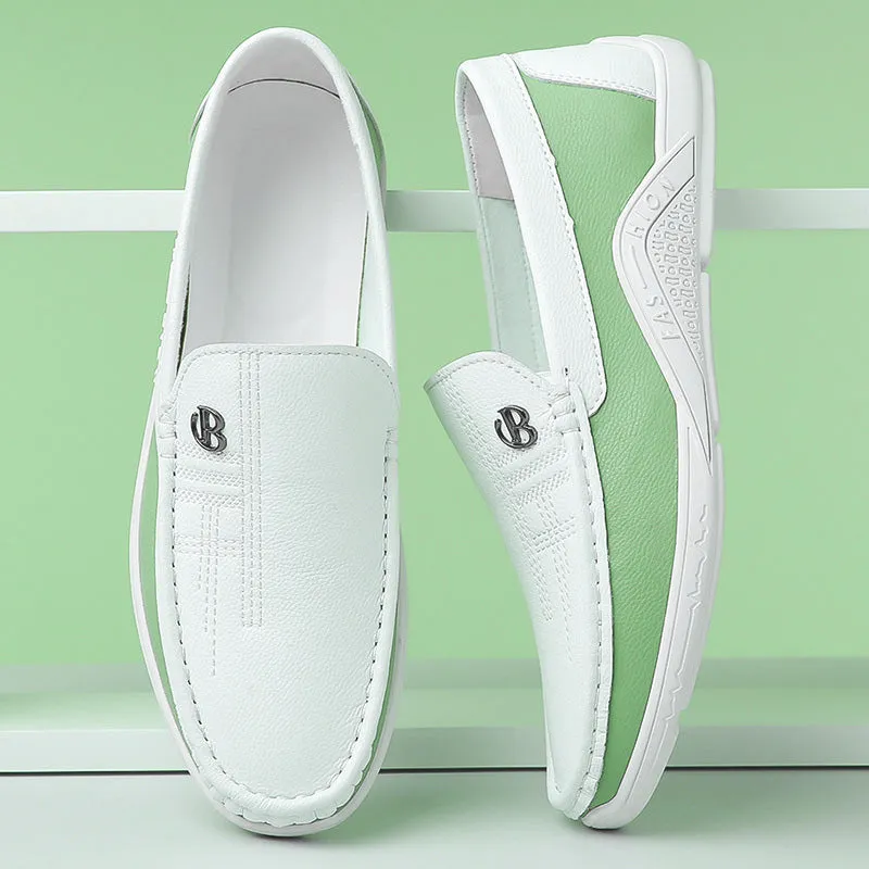 Stylish summer macaron loafers
