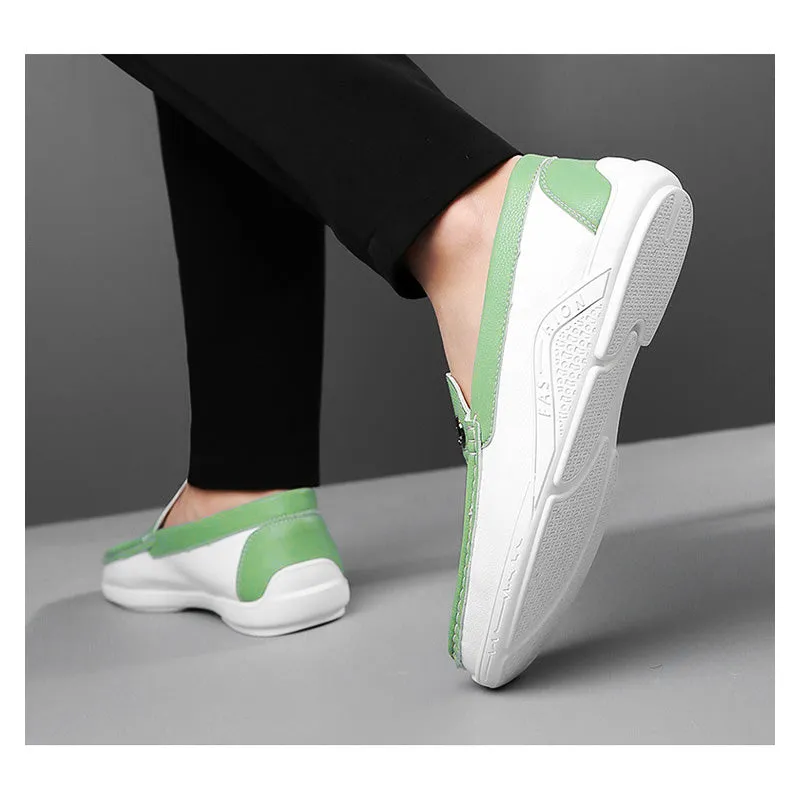 Stylish summer macaron loafers
