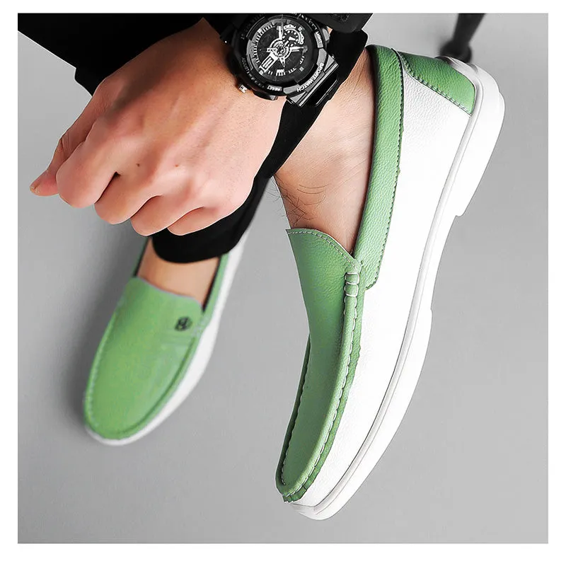 Stylish summer macaron loafers
