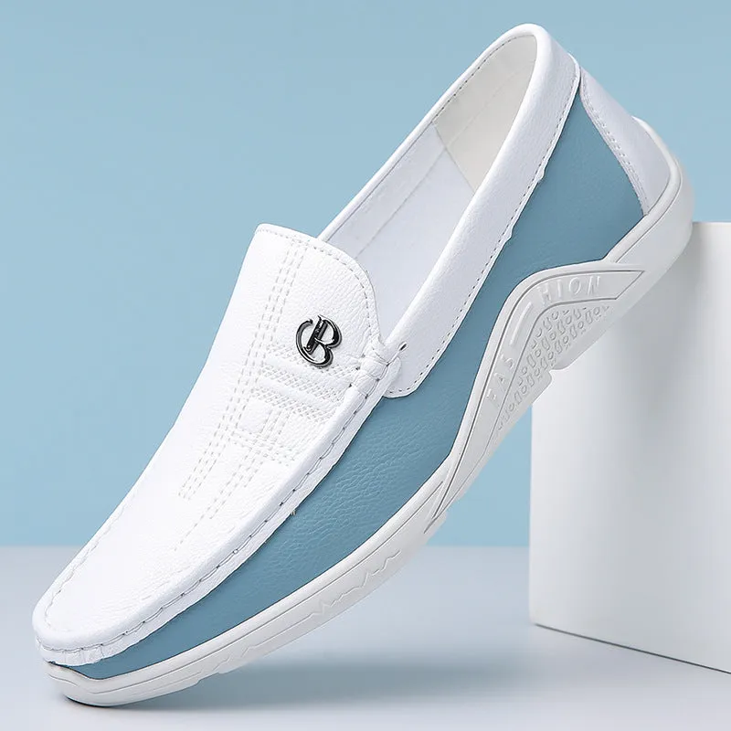 Stylish summer macaron loafers