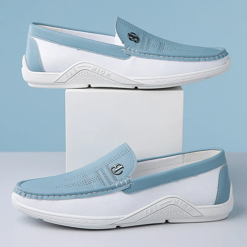Stylish summer macaron loafers