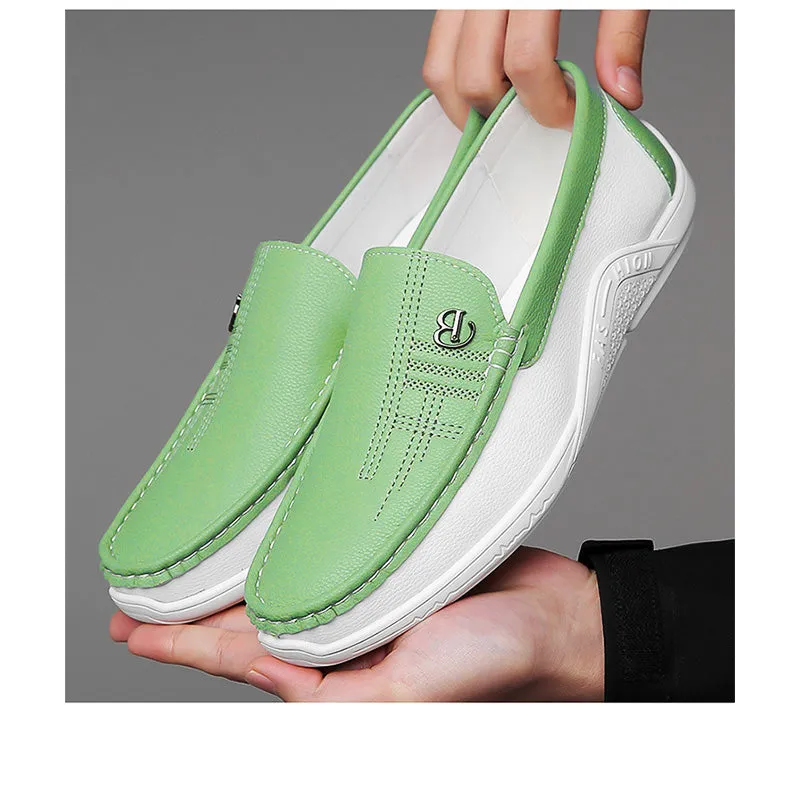 Stylish summer macaron loafers