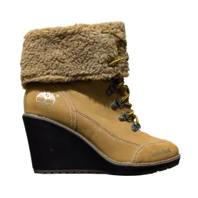 Timberland Camel Suede Snow Boots Size UK 4 / EU 37 / US 6