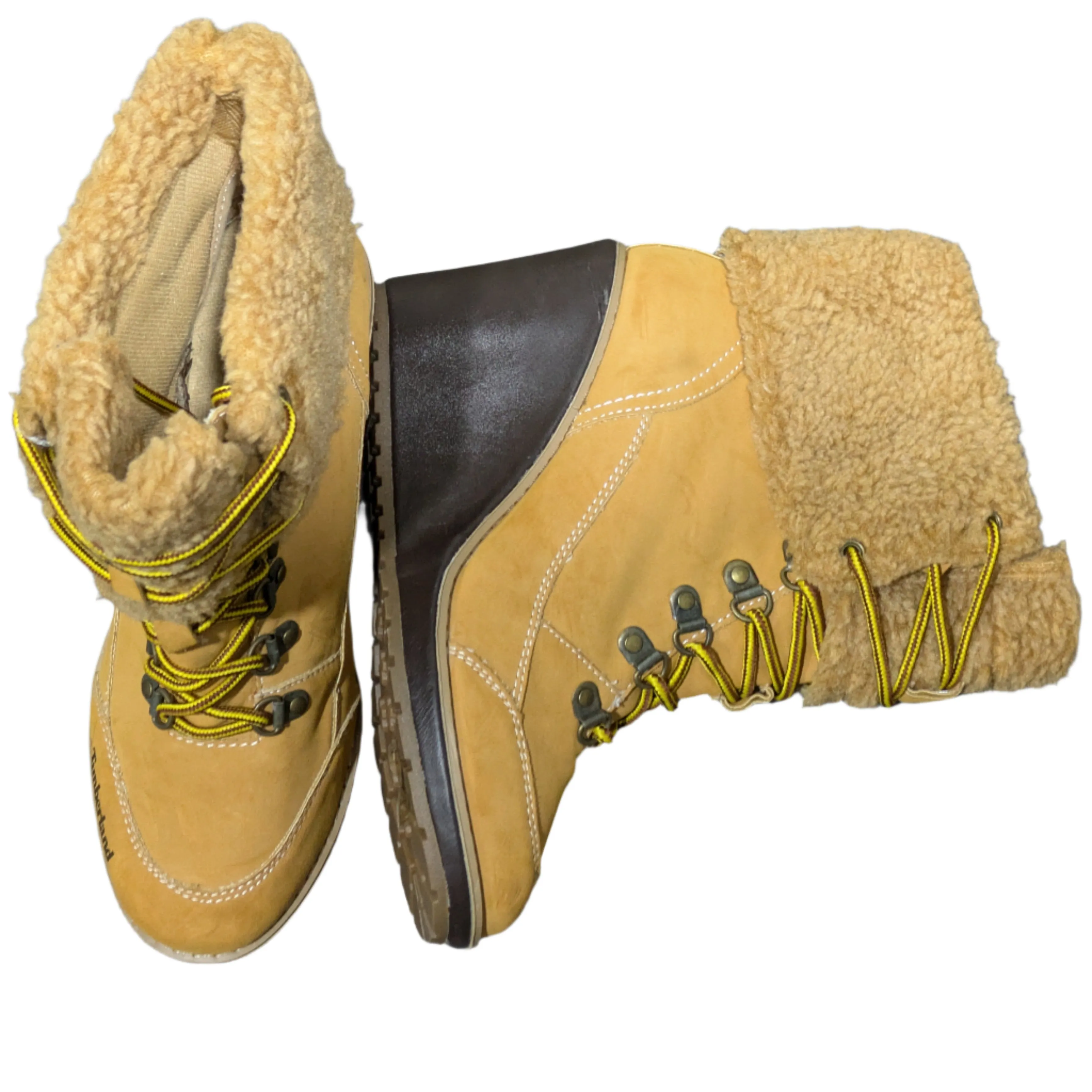 Timberland Camel Suede Snow Boots Size UK 4 / EU 37 / US 6