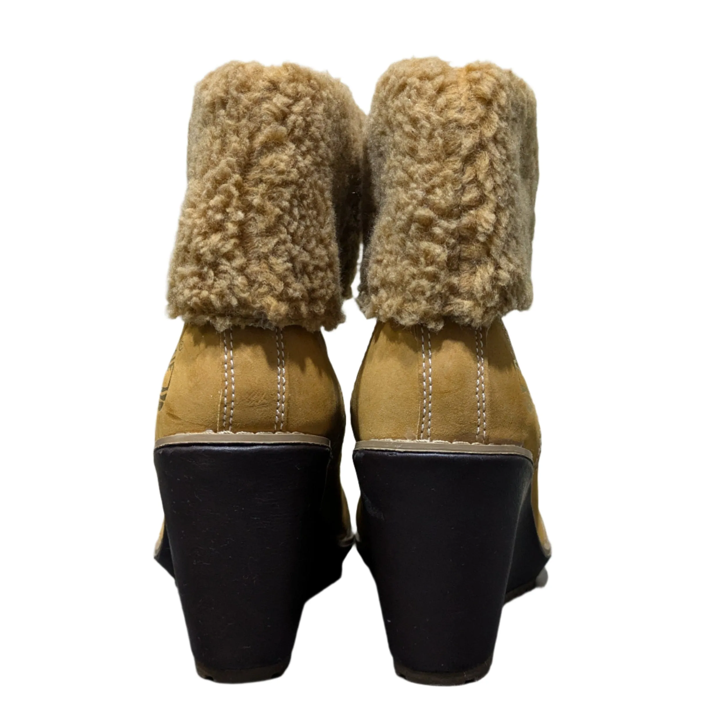 Timberland Camel Suede Snow Boots Size UK 4 / EU 37 / US 6