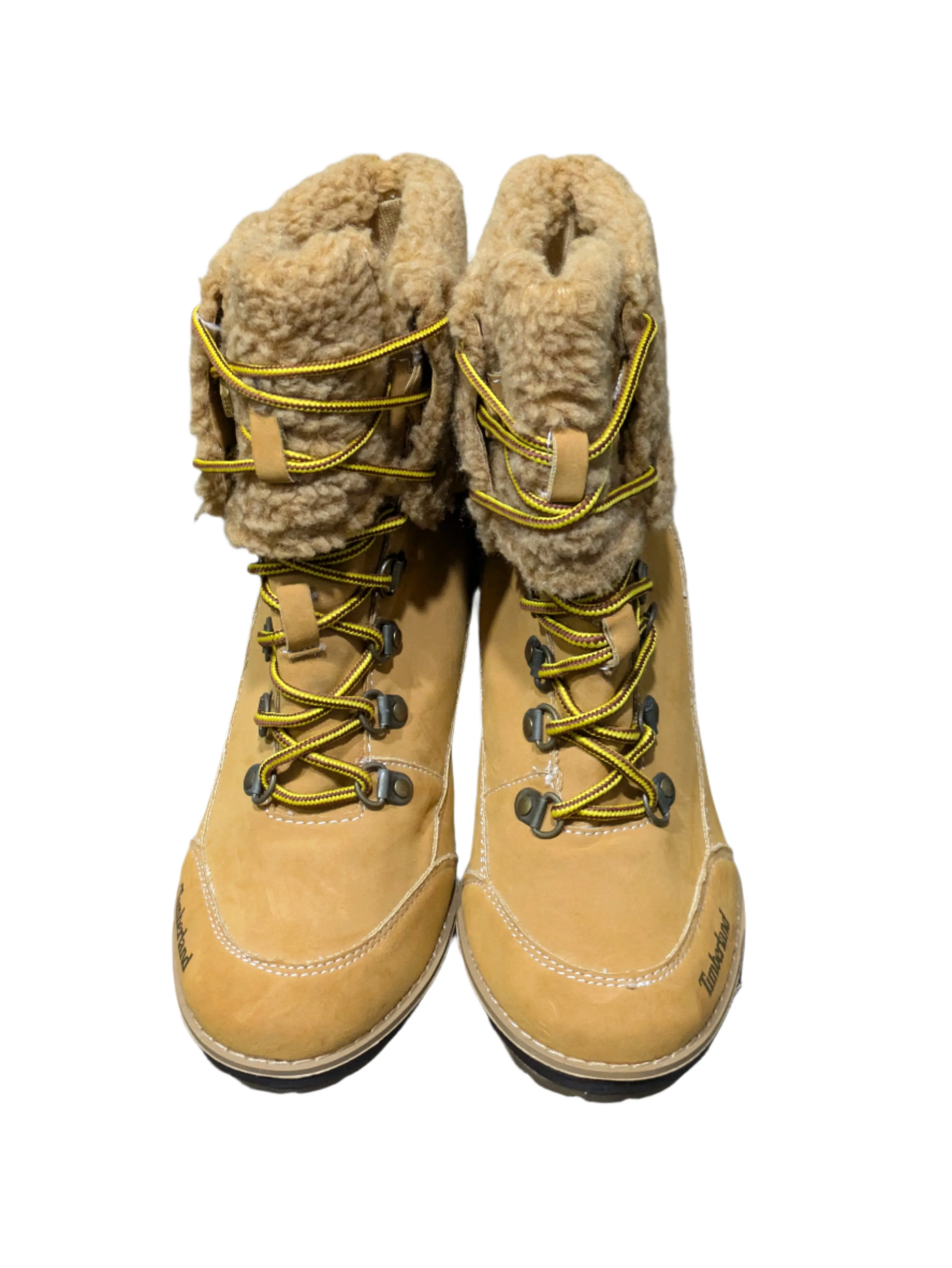Timberland Camel Suede Snow Boots Size UK 4 / EU 37 / US 6