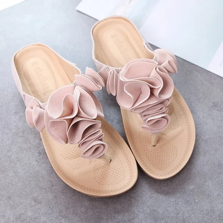 Women's Bohemian Floral Slippers