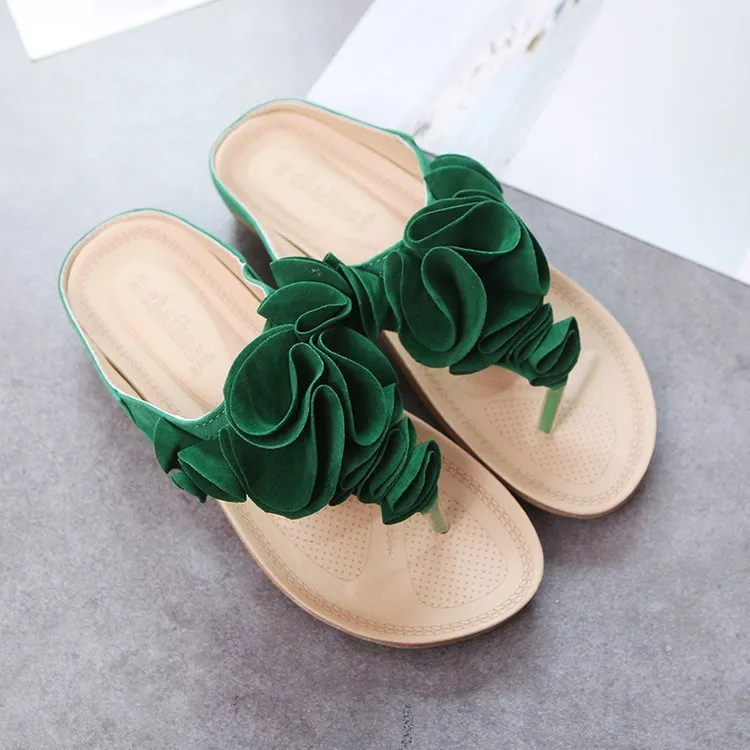 Women's Bohemian Floral Slippers