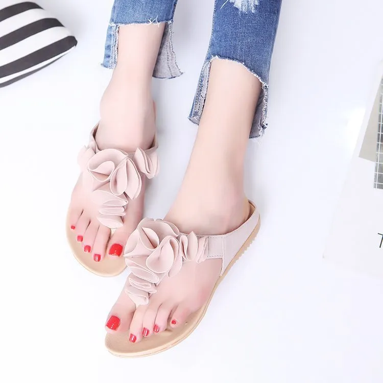Women's Bohemian Floral Slippers