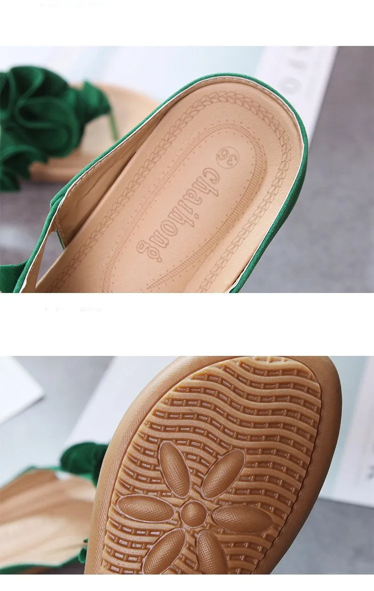 Women's Bohemian Floral Slippers