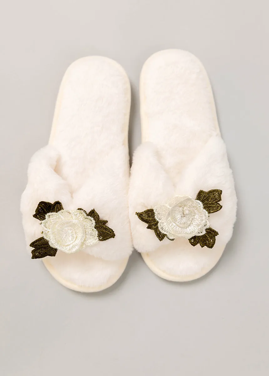 Women's Fiona Slipper in Cream
