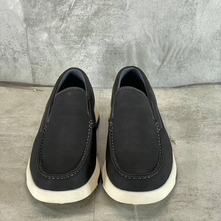 XRAY FOOTWEAR Men's Black Faux-Leather Berlin Slip-On Loafers SZ 12