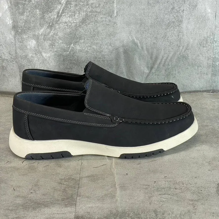 XRAY FOOTWEAR Men's Black Faux-Leather Berlin Slip-On Loafers SZ 12