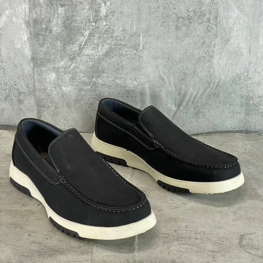 XRAY FOOTWEAR Men's Black Faux-Leather Berlin Slip-On Loafers SZ 12