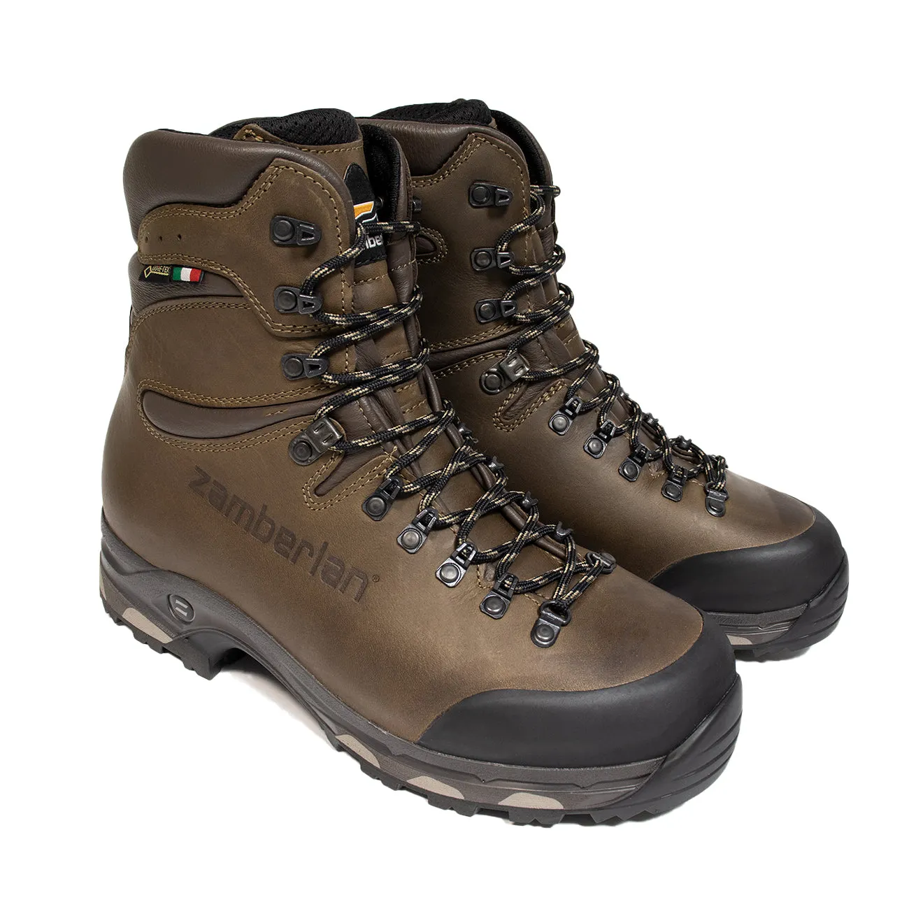 Zamberlan 1004 Hunter Gore-Tex RR Wide Last Waxed Chestnut