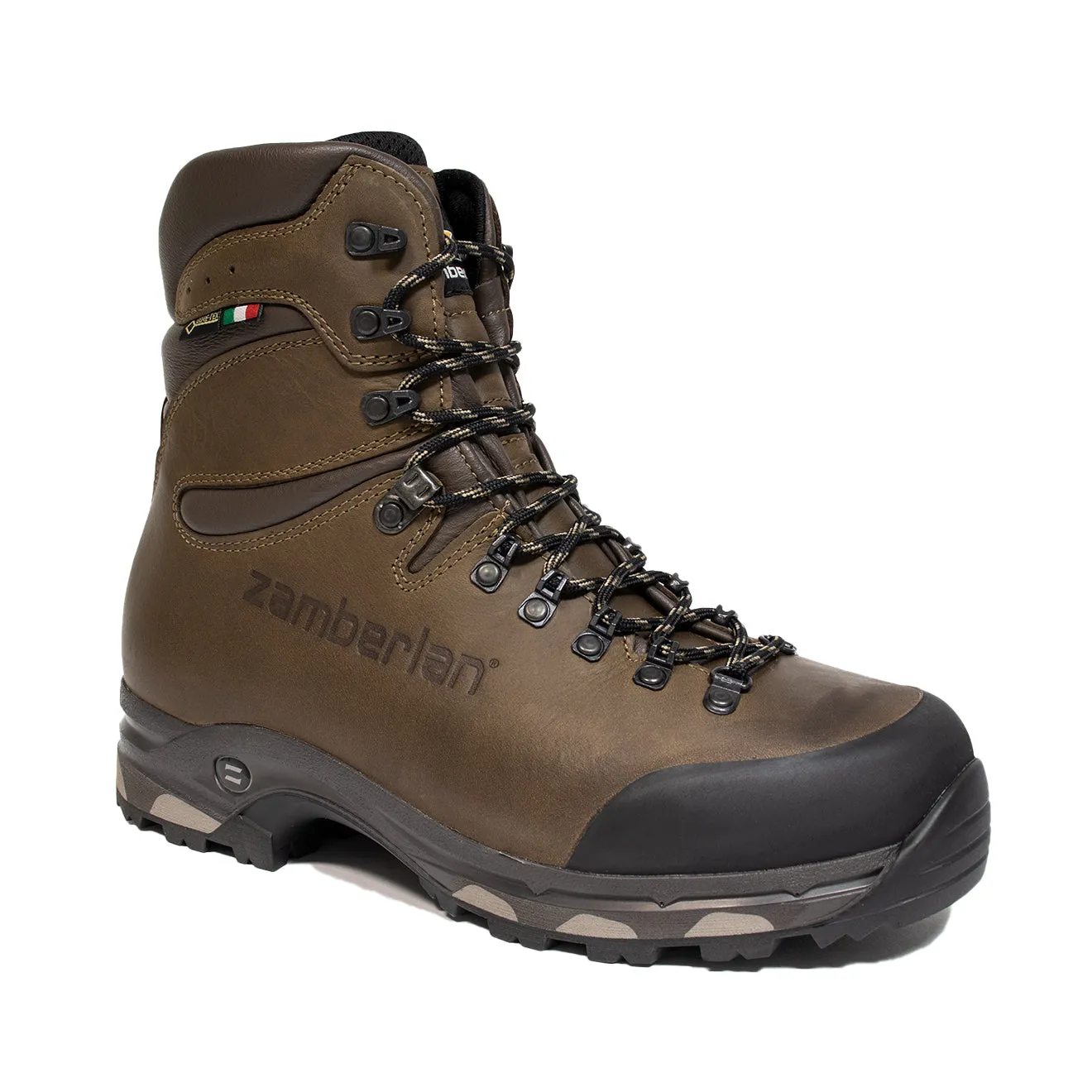 Zamberlan 1004 Hunter Gore-Tex RR Wide Last Waxed Chestnut
